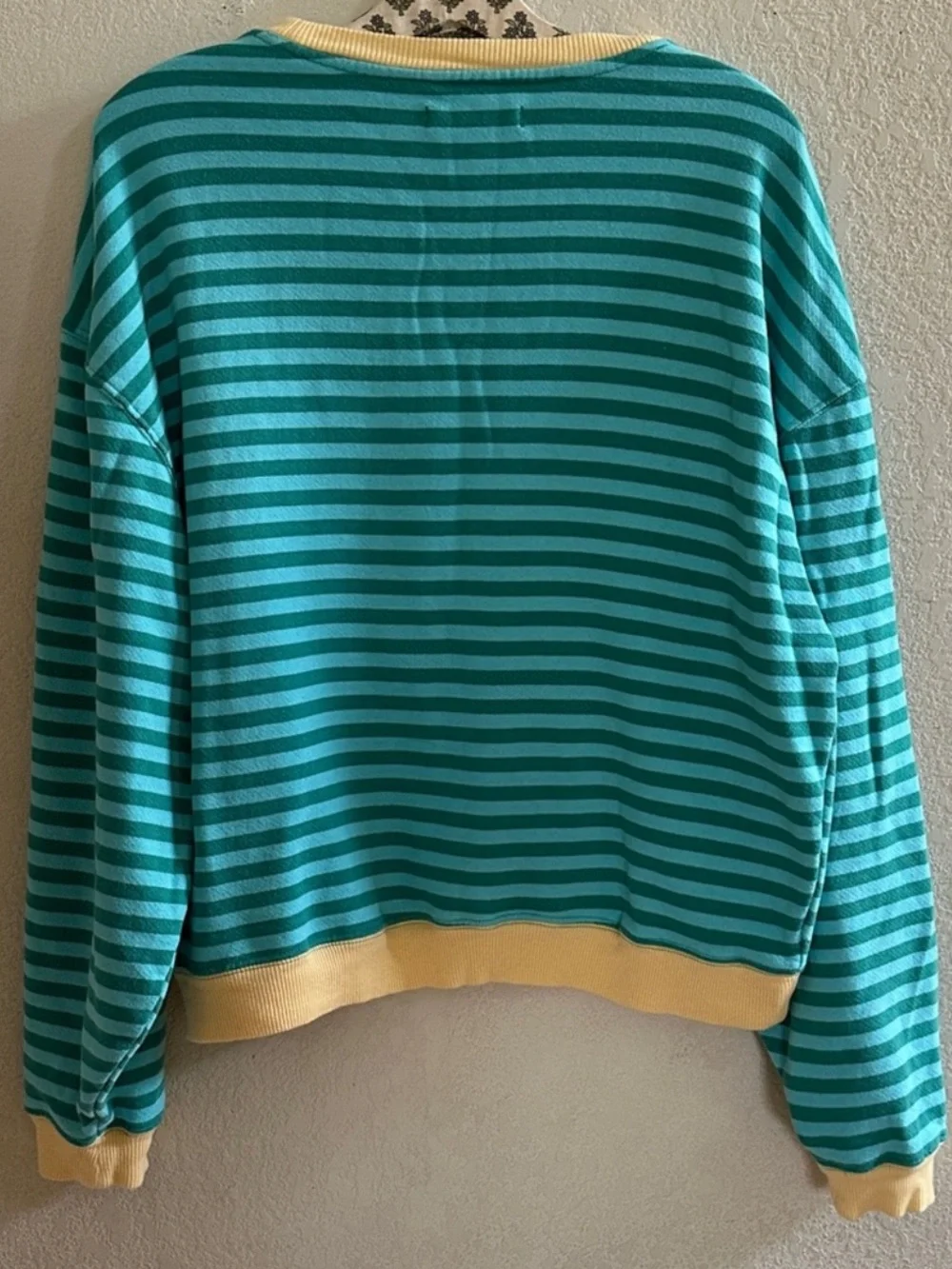 Free People We The Free | Classic Striped Oversized Crewneck | XS